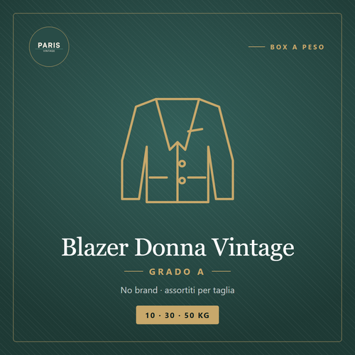 Box Blazer Donna Vintage (No Brand) - Grado A — Vintage Paris