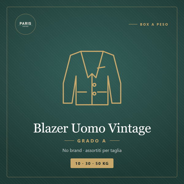 Box Blazer Uomo Vintage (No Brand) - Grado A