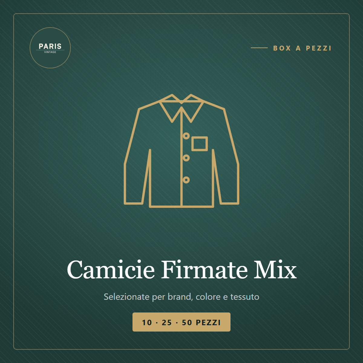 Box Camicie Firmate Mix — Vintage Paris