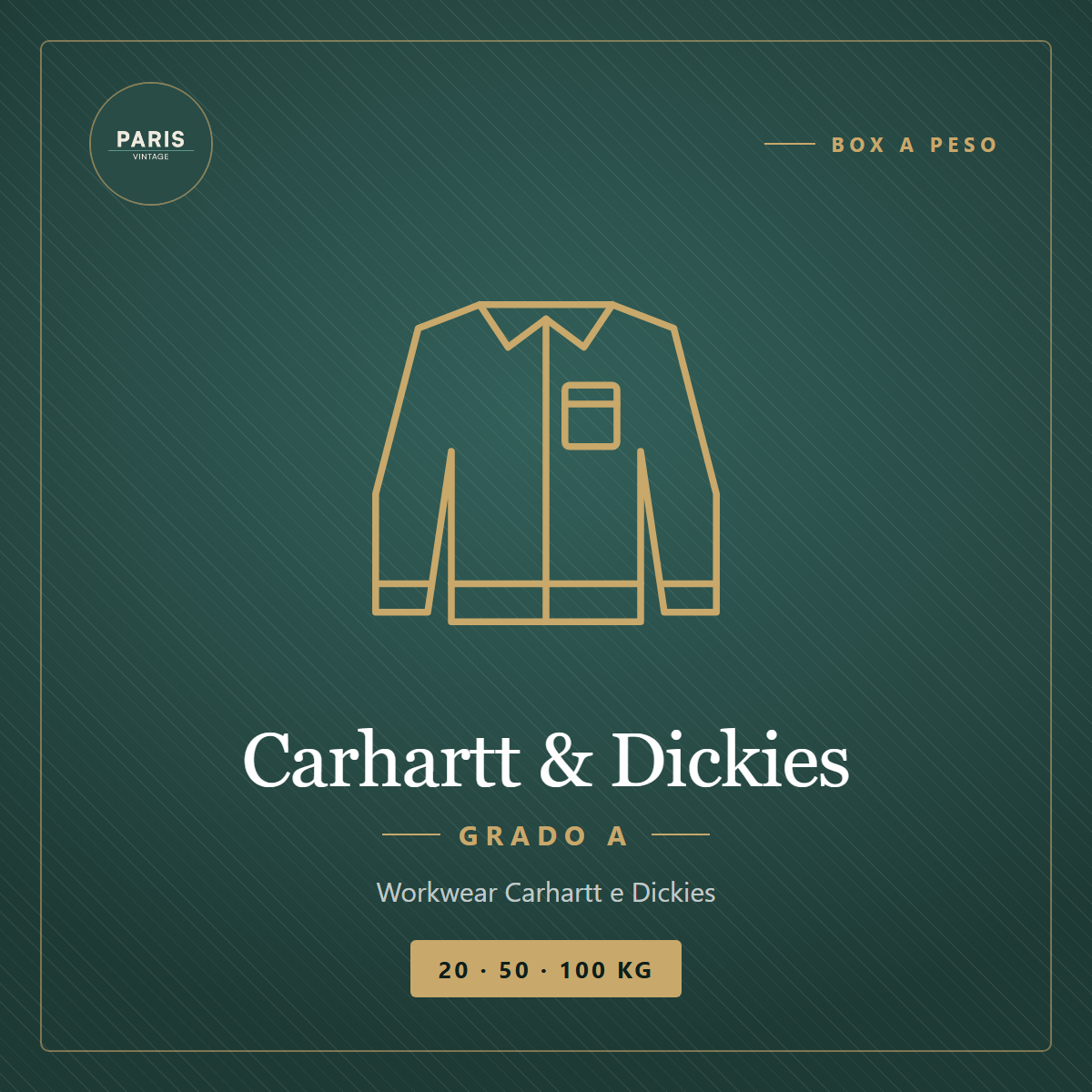 Box Carhartt & Dickies - Grado A — Vintage Paris