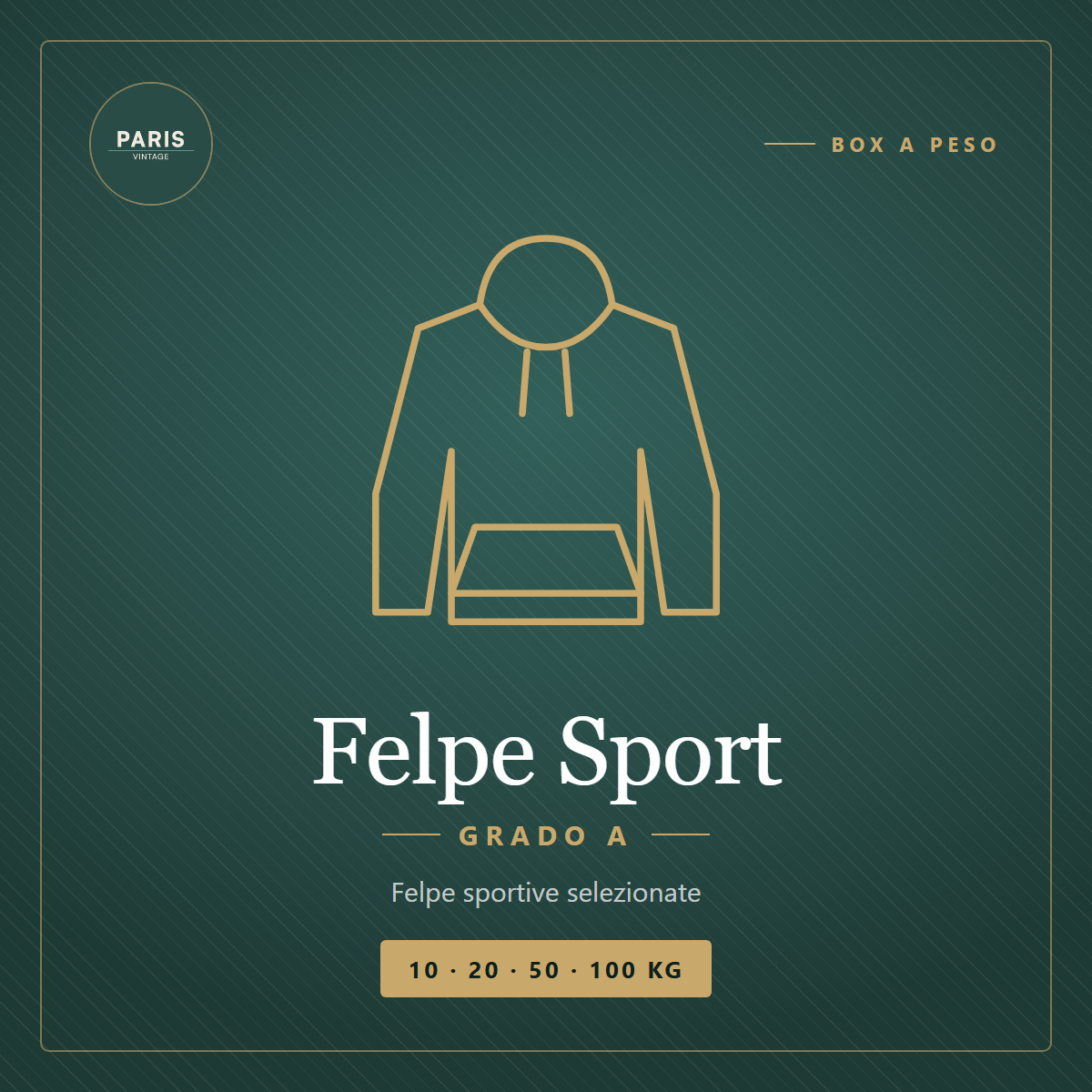 Box Felpe Sport - Grado A — Vintage Paris
