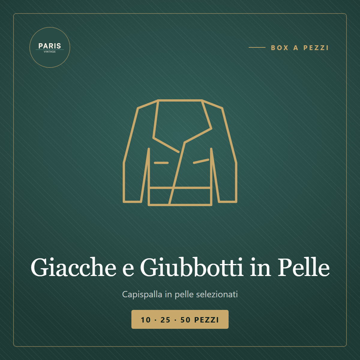 Box Giacche e Giubbotti in Pelle — Vintage Paris