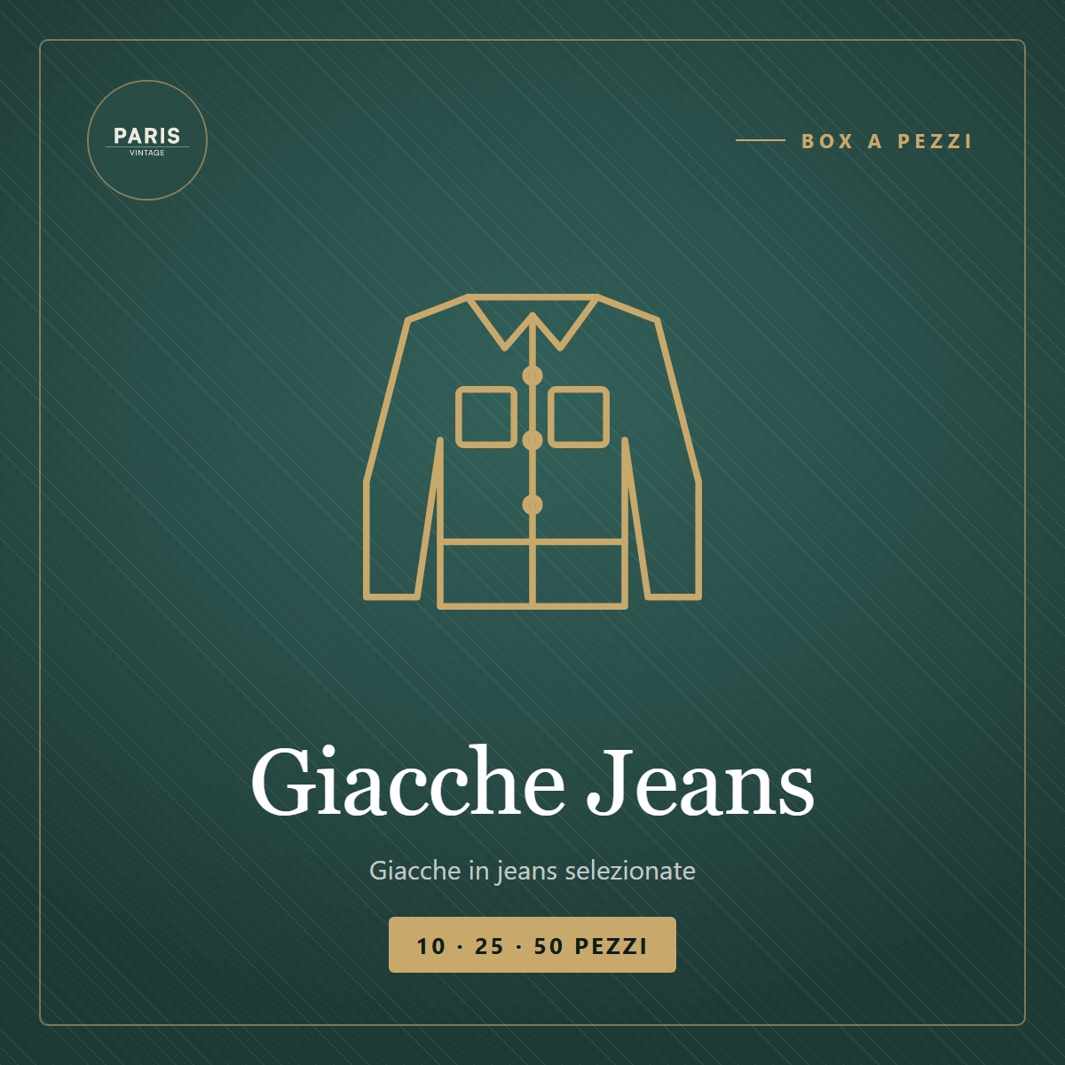 Box Giacche Jeans — Vintage Paris