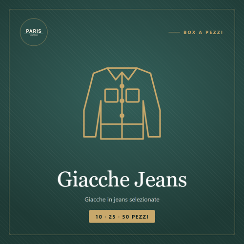 Box Giacche Jeans — Vintage Paris