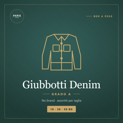 Box Giubbotti Denim (No Brand) - Grado A — Vintage Paris