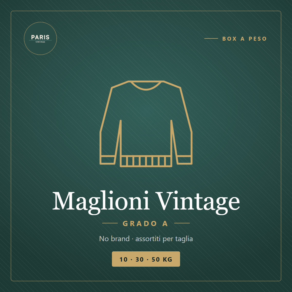Box Maglioni Vintage (No Brand) - Grado A — Vintage Paris