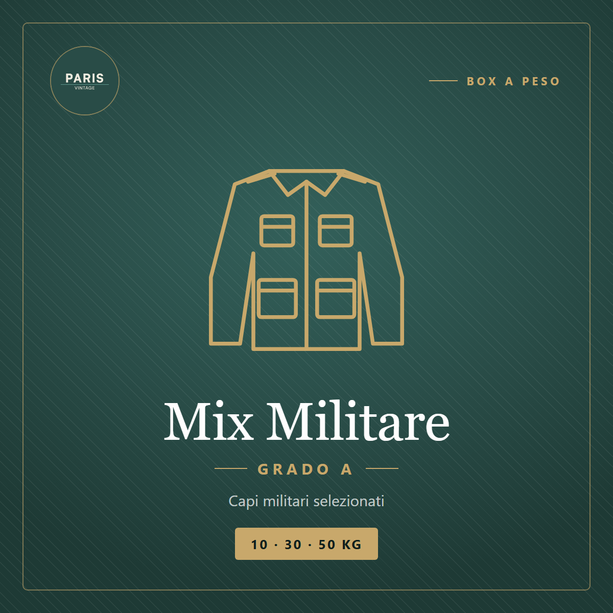 Box Mix Militare - Grado A — Vintage Paris
