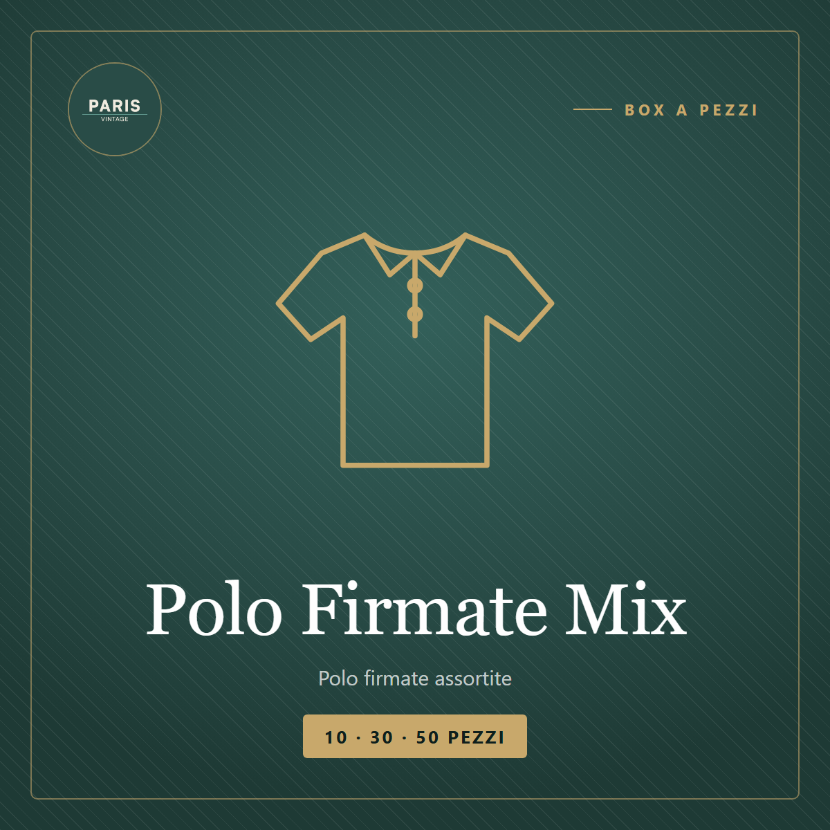 Box Polo Firmate Mix — Vintage Paris