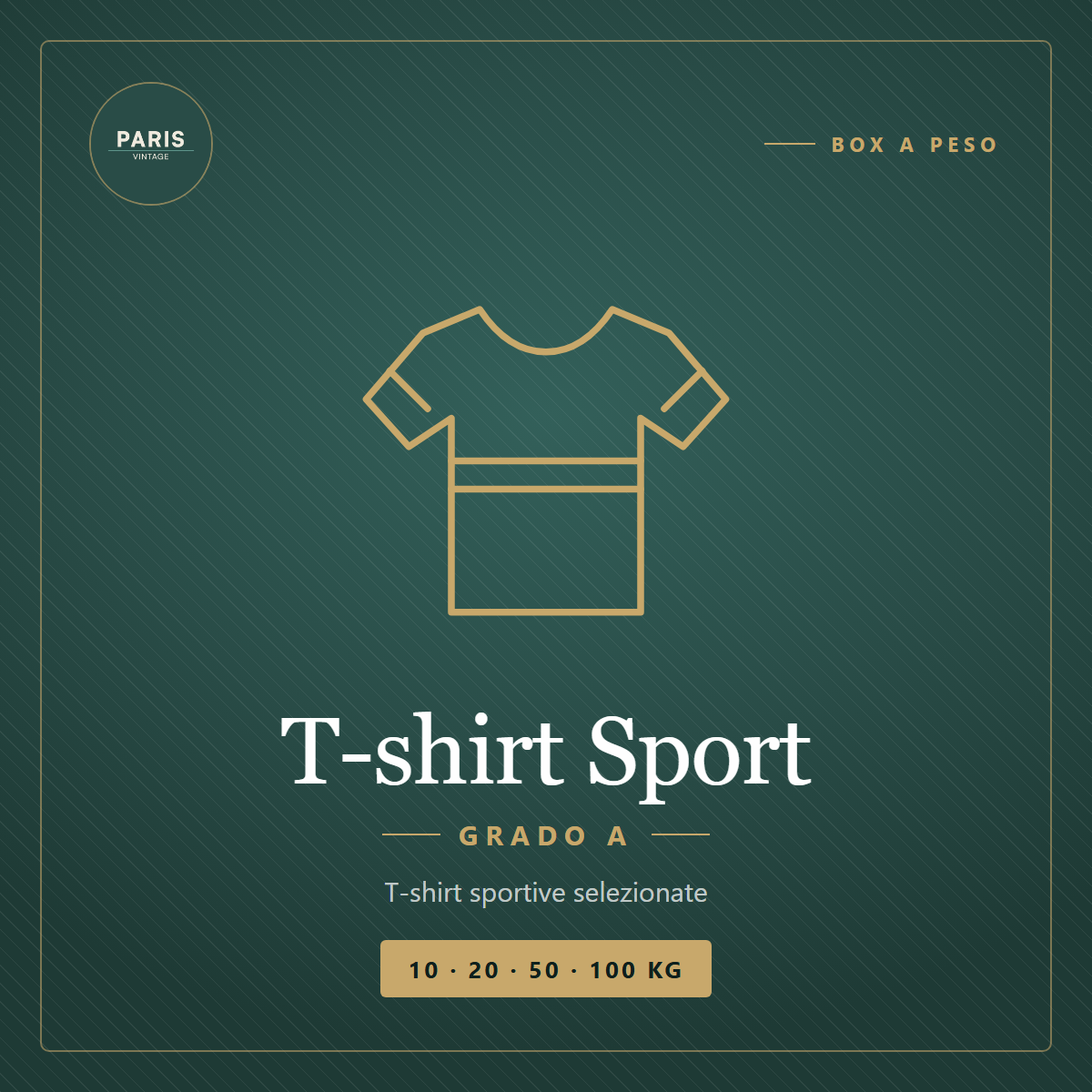 Box T-shirt Sport - Grado A — Vintage Paris