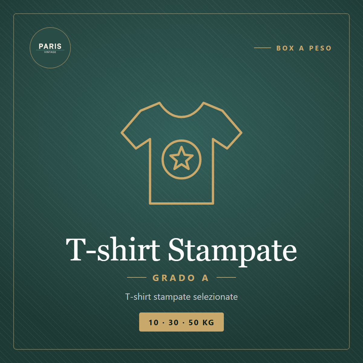 Box T-shirt Stampate - Grado A — Vintage Paris
