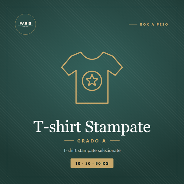 Box T-shirt Stampate - Grado A
